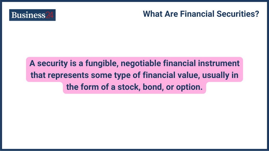 What Are Financial Securities Definition